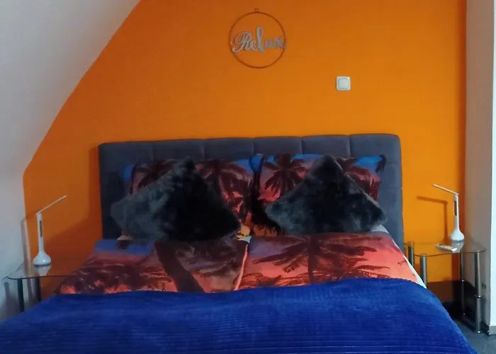 Fewo Blaue Oase, Netflix, Massagesessel, Whirlpool Badewanne